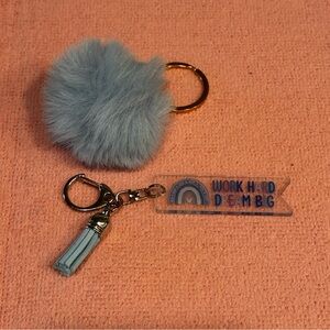 Blue Keychain Set